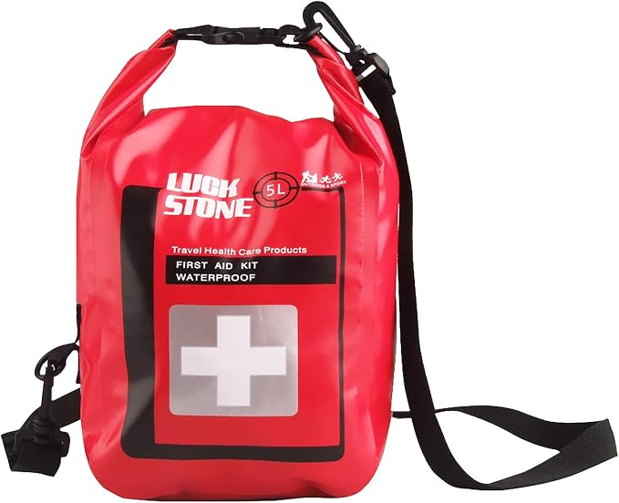 Waterproof First Aid Kit Bag Empty, Emergency Kit Bag for Boating, Car, Hiking, Backpacking, Camping, Traveling, and Cyc