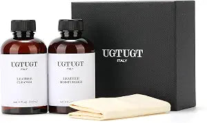 All in one Leather Cleaning Kit,Leather Cleaner and Leather Conditioner,Leather Care kit for Bag,Car seat,Restore Shine,