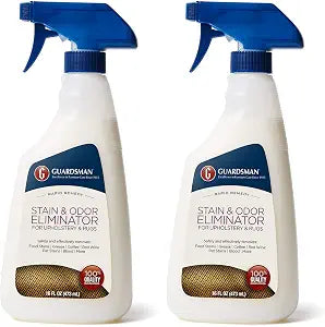 Guardsman 462600 Fabric Stain & Odor Eliminator, For Upholstery & Rugs, Removes Food Stains, Grease, Coffee, Red Wine, B
