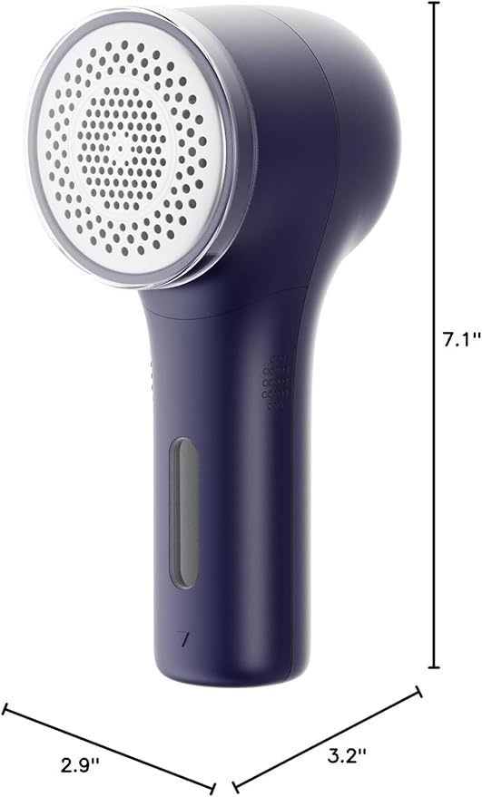 VASSON Fabric Shaver, Sweater Shavers to Remove Pilling, High-Perf Defuzzer, Rechargeable Electric Lint Shaver for Fuzz and Lint Balls from Clothing, Upholstery, Bedding (Blue)