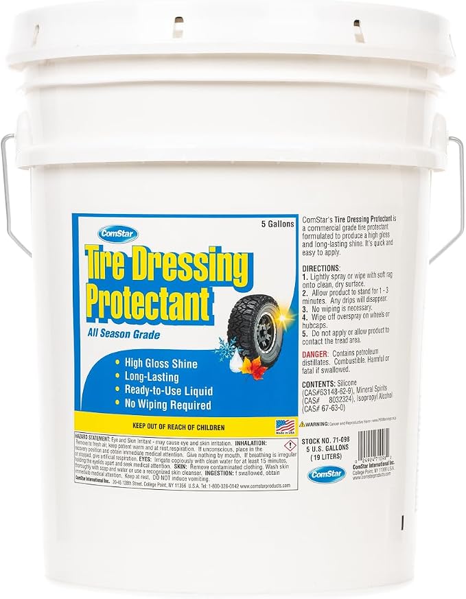 Tire Dressing Protectant 5 gal All Season Grade Car Shine