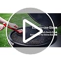 Bristle-Free BBQ Grill Brush - No Wire Risk Steam Cleaner Removes Burnt Grease Fast - 17" Cool-Touch Handle, Scraper & 3 Replaceable Heads for Gas, Charcoal & Cast Iron