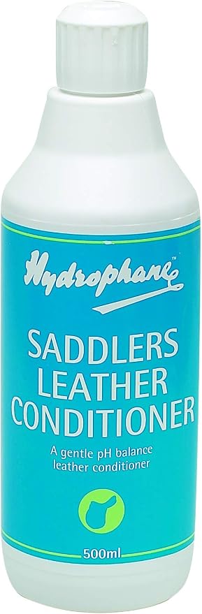 Hydrophane Saddlers Leather Conditioner, Horse Leather Care, 500ml