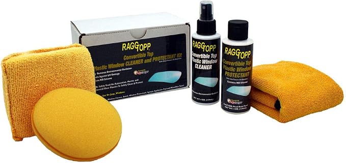 RAGGTOPP/SOFTTOPP Convertible Top Plastic Window Cleaner & Protectant Kit