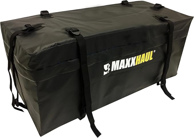 MaxxHaul 50912 Soft Shell Cargo Carrier Bag for Hitch Mount Cargo Rack - Heavy Duty and Water Resistant 47 inch x 20 inc