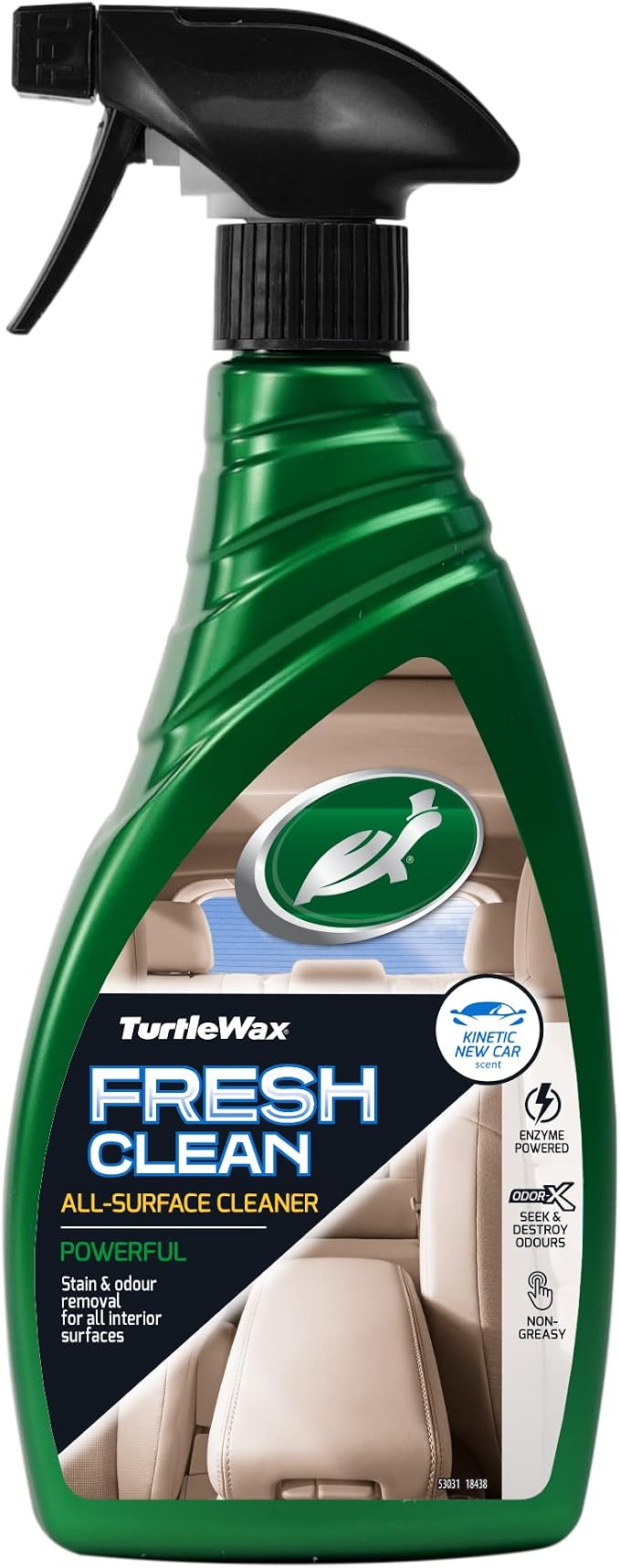 Turtle Wax 53087 Fresh Clean All-Surface Interior Cleaner 500ml