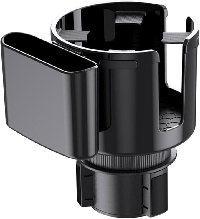 2-in-1 Car Cup Holder Expander with Phone Holder, Universal Cup Holder Adapter, Fits Yeti 14/24/36/46oz, Hydroflask 32/4