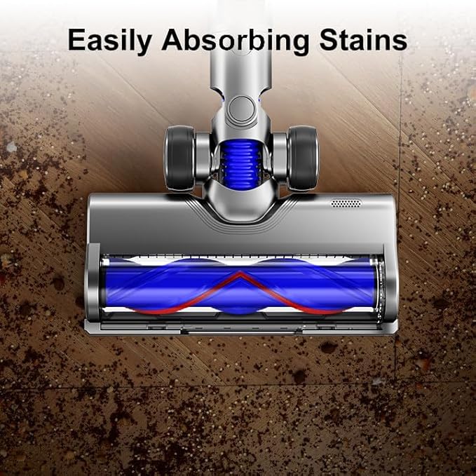 Motor Head Compatible with Dyson V6 Series Cordless Vacuum Cleaners Attachments Replacement, Motorized Tool with Roller Brush for Hardwood Floor Carpets,Suitable for Carpets and Hard Floors