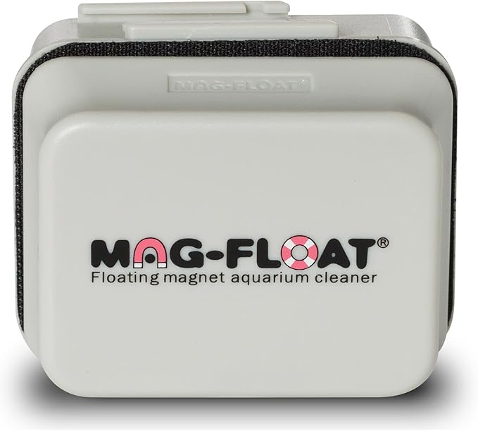 Mag-Float Large Glass Floating Algae Scraper 350 w/Scraper Blade Attachment | Magfloat Magnetic Fish Tank Cleaner | Magnet Scrubber Brush Cleaning Tool for Aquarium