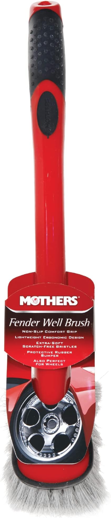 Mothers 155800 Wheel Well Long Handled Brush