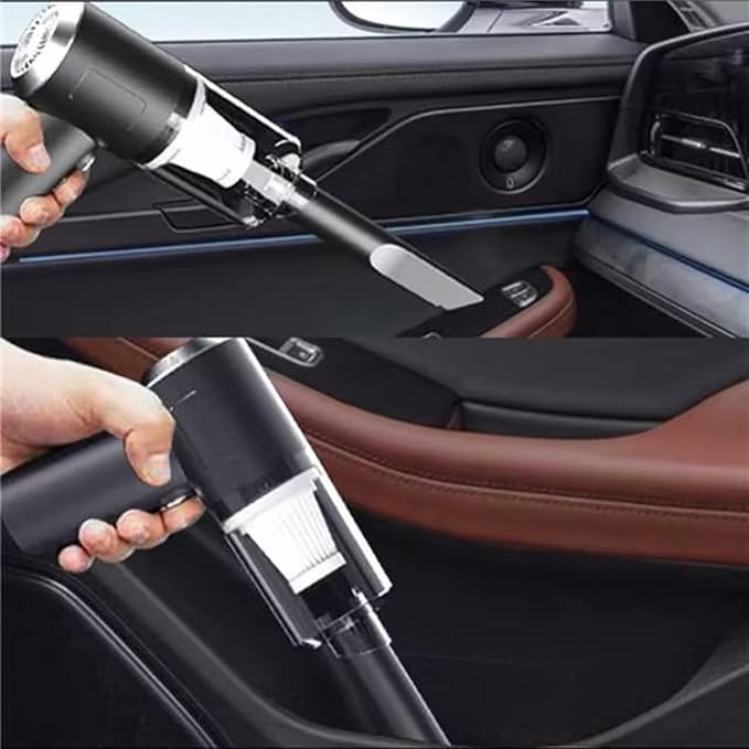 BLOWEST Handheld Car Vacuum Cleaner, 120W High Power Mini Handheld Vacuum, Rechargeable Portable Vacuum Cleaner with 2 i