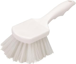 Sparta Nylon Utility Scrub Brush, 8 Inch, White