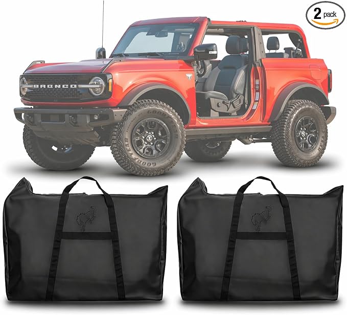 Holda Door Storage Bags Compatible with 2021-2026 Bronco 2-Door (Set of 2)
