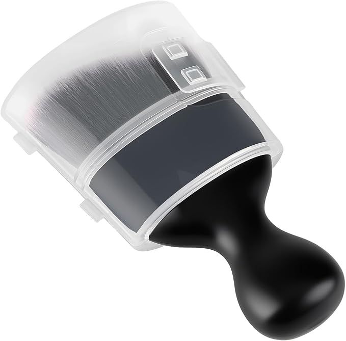 Car Detailing Brush, Soft Bristle Cleaning Brush, Scratch-Free Auto Duster Tool for Dashboard, Air Vents, Leather & Interior Cleaning (Black&White&Dark Brown with Cap)
