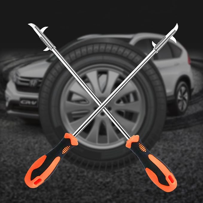 2 pcs Tire Rock Removal Tool Tire Cleaning Tool for Car Motor Bike
