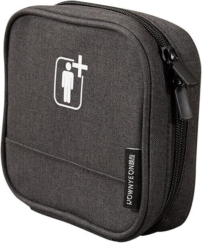 ROWNYEON Empty First Aid Kit Bag - Portable Medical Organizer Pouch for Emergency Supplies, Travel, Home and Car (No Med