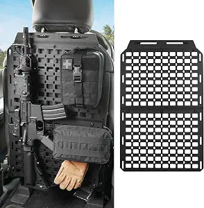 Z8 2PCS Tactical Seat Back Molle Panel Compatible with 2015-2026 Ford F150 /Raptor,Molle Seat Back Organizer Storage Fit