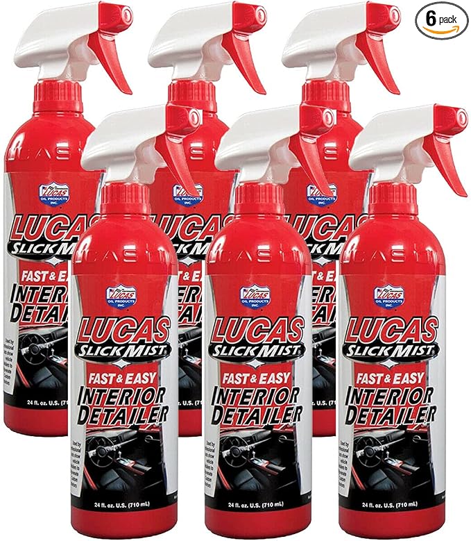Lucas Oil 10514 Slick Mist Interior Detailer - 24 fl oz. (Pack of 6)