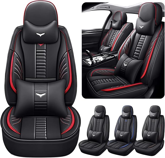 Luxury 2 Seats Car Seat Covers Protectors for Lexus GS 300 1998-2006, Back Storage Bag Design & Headrest Pillow & Lumbar