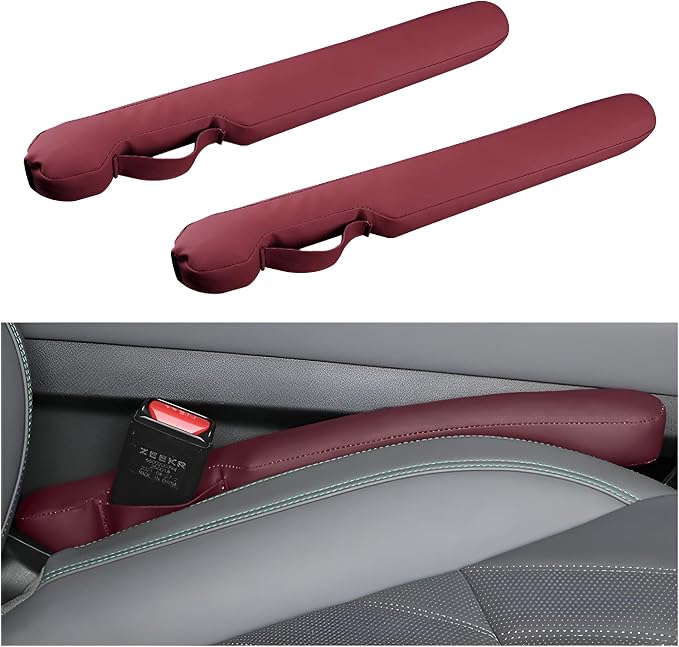 2PCS Car Seat Gap Filler, Soft Foam Automotive Organizer to Fill The Gap Between Seats Console Stop Things from Dropping