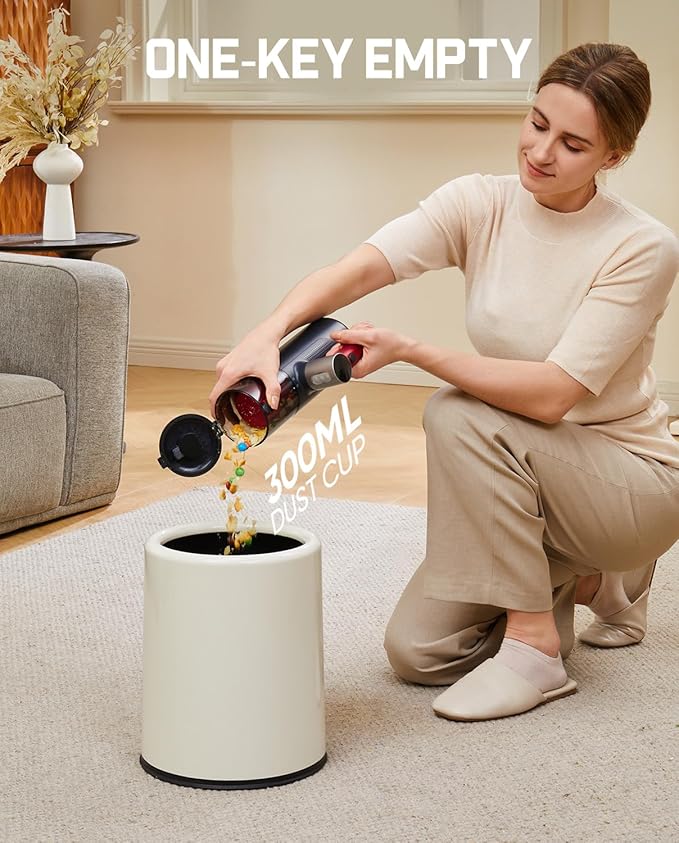 Fanttik Cruise V11 APEX Handheld Vacuum Cordless, 4-in-1 Vacuum Cleaner with AxLoop 180° Rotatable Handle, 145W Brushless Motor, LED Touch Screen, 3 Suction Modes for Home Corners, Kitchen, Crevices