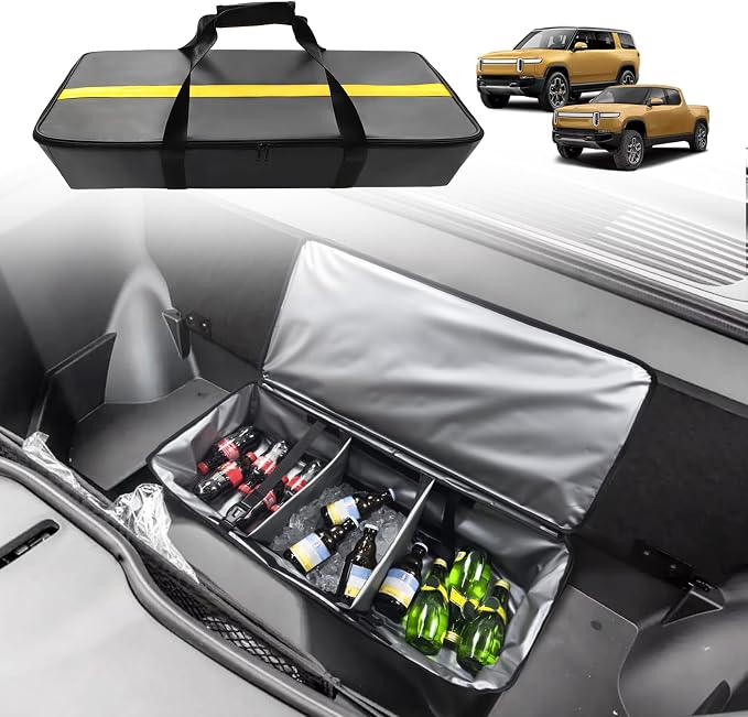 BestEvMod Frunk Insulated Cooler Bag for 2022-2024 Rivian R1T/R1S