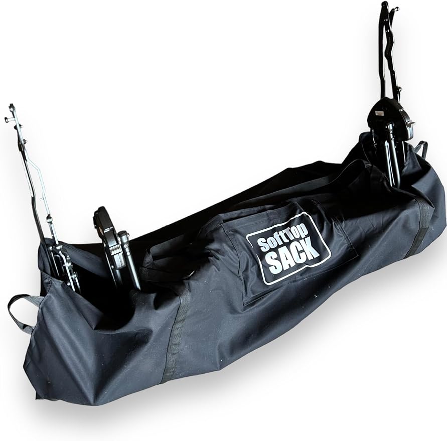 Soft Top Sack Storage Bag for Wrangler JL and JK Soft Tops, Heavy Duty Nylon (Sack Only)