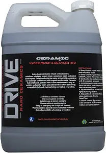 Ceramic Infused Waterless Wet Or Dry Wash & Gloss (1 Gallon) Perfect for Cars, Boats, RVs, Motorcycles. Safe for Chrome,