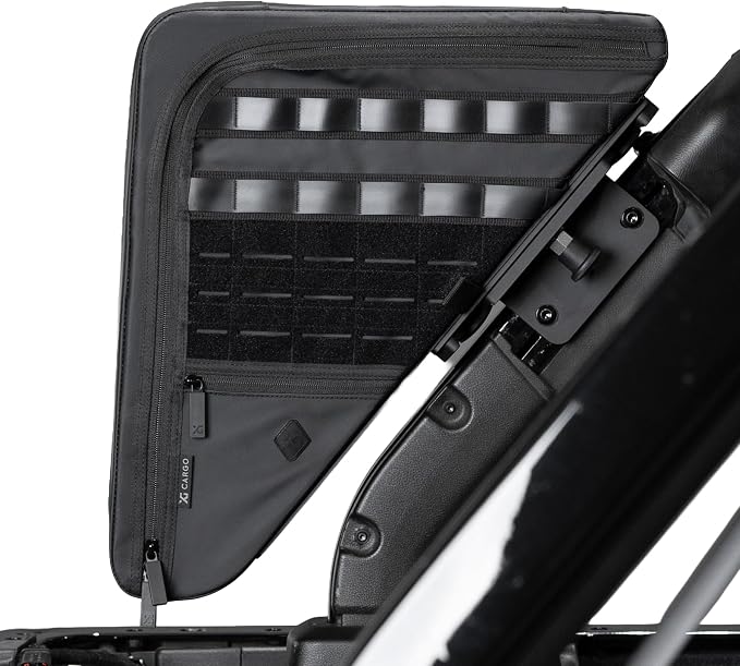 XG Cargo Stealth Gama Gen 2 Jeep Wrangler Storage Bag, Quick-Release Sport Bar Mount, Fits 2018+ JL & 4xe 4-Door