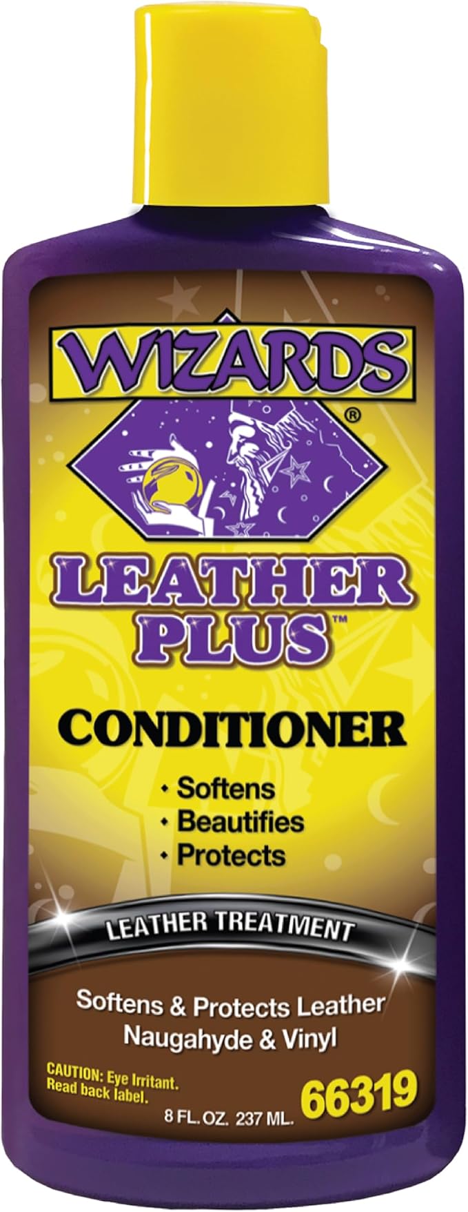 Wizards Leather Plus Conditioner - Moisturizing Car Leather Seat Cleaner and Conditioner - Cleans, Conditions and Protec