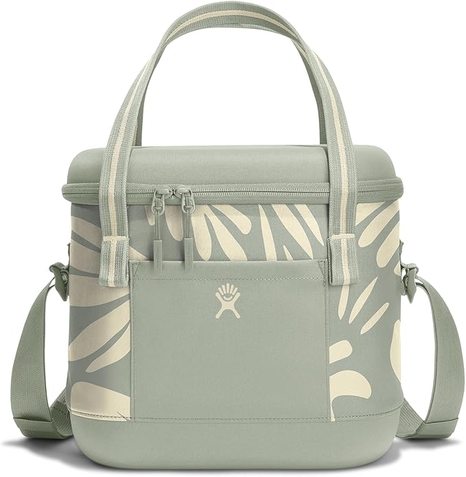 Hydro Flask Cooler Bag - Insulated Portable Soft Cooler - 12 L Capacity in Botanical Bliss Agave
