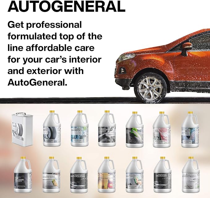 AutoGeneral Car Glass Cleaner 5620 -Streak-Free Window Windshield Power Cleaning Ammonia Free Automobile Glass Cleaner Car Windows & Mirror Cleaner