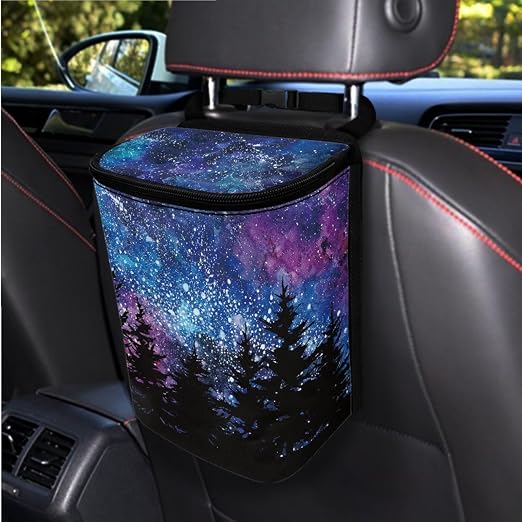 1.2 Gallon Odor-Free Zipper Hanging Car Garbage Bag