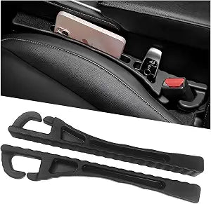 2 PCS Car Seat Gap Filler Organizer, PU Leather Stopper to Fill The Gap Between Seat and Console, Crevice Blocker No Dro