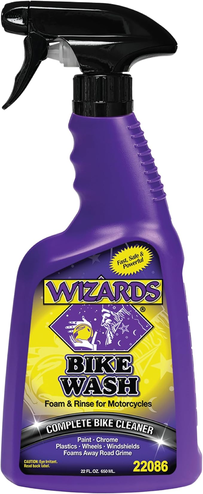 Wizards Motorcycle Bike Wash - Engines, Paint, Chrome & Plastics - 22 oz