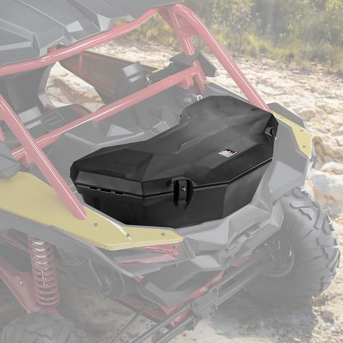 Kemimoto X3 Bed Box, X3 Trunk Storage Box, X3 Max Rear Rack Cargo Box Compatible with Can am Maverick X3, Outlander (Exc