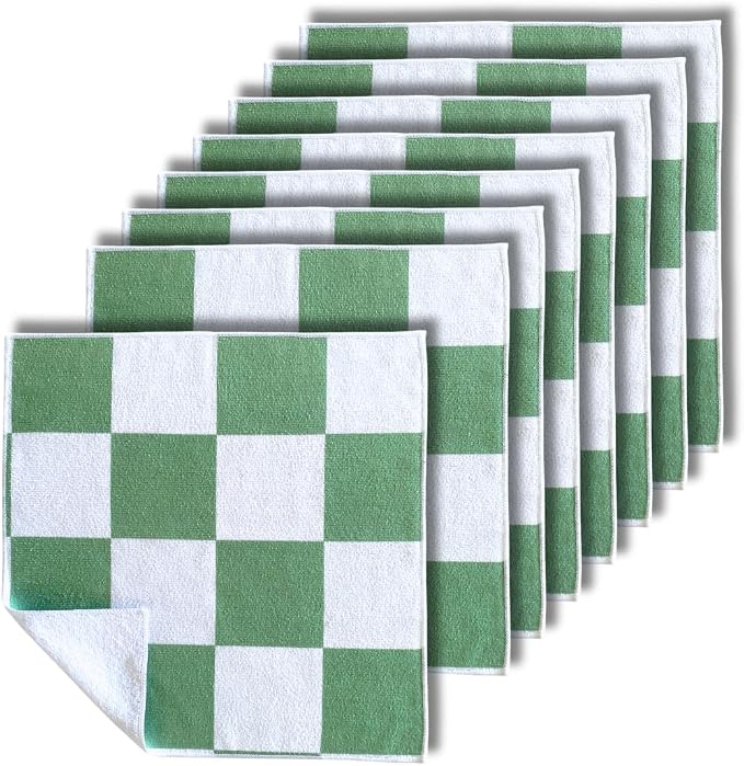 Microfiber Cleaning Cloths 13x13 – Lint-Free, Streak-Free Reusable Towels for Kitchen, Glass, Bathroom & Car | Cloak & S