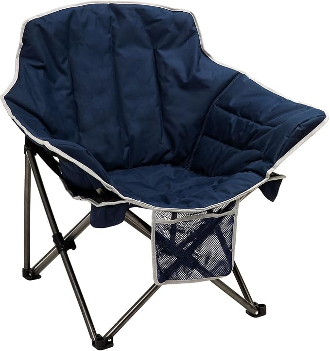 SUNNYFEEL Oversized Padded Camping Chairs for Adults, 500lbs Capacity