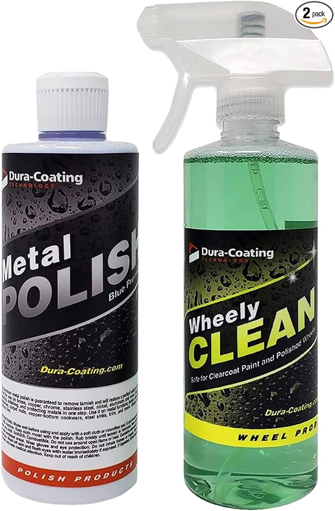 DURA-COATING TECHNOLOGY, Blue Premium Metal Polish - Perfect for Aluminum Wheels, Diamond Plate, Stainless Steel, Copper