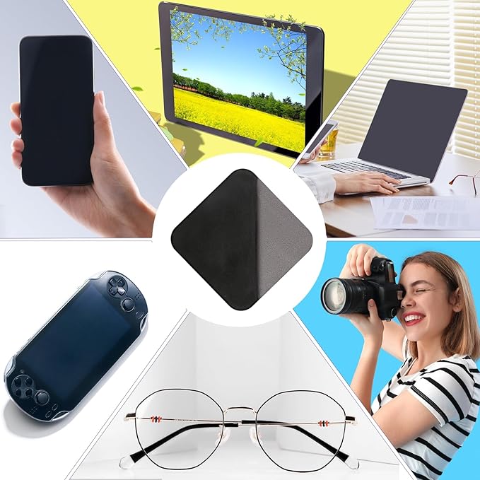Car Screen Cleaner, Car Touch Screen Cleaner, Microfiber Cloth Auto Touchscreen Cleaning Wipes, Car Cleaning Wipes Cleaning Cloth Screen Cleaner Cloth for Vehicle Dashboard Car Display Interior Square