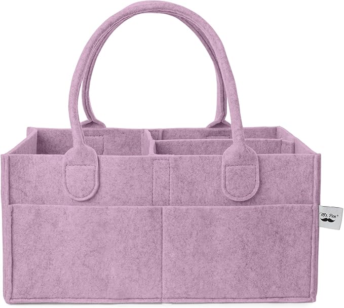 Mr. Pen- Baby Diaper Caddy Organizer, Orchid Mist