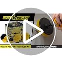 Electric Nylon Drill Brush Attachment Set for Bathroom Cleaning