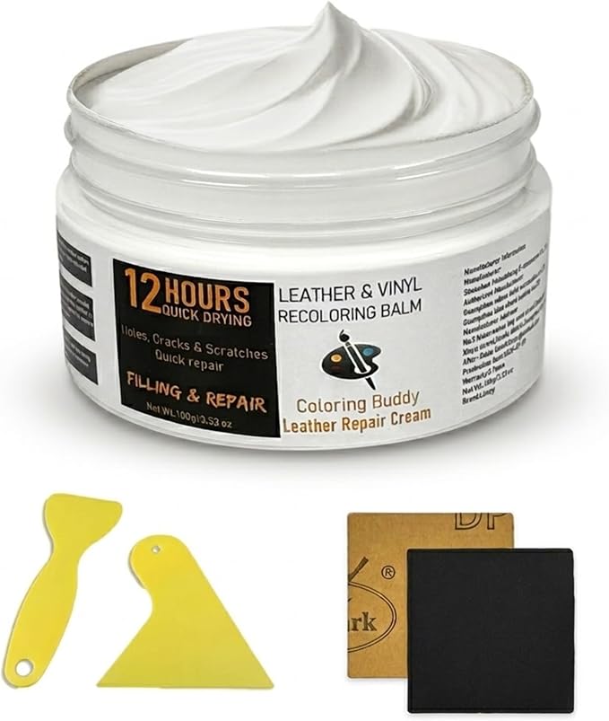 12H Quick-Dry Leather Filler Repair Compound 3.53 oz