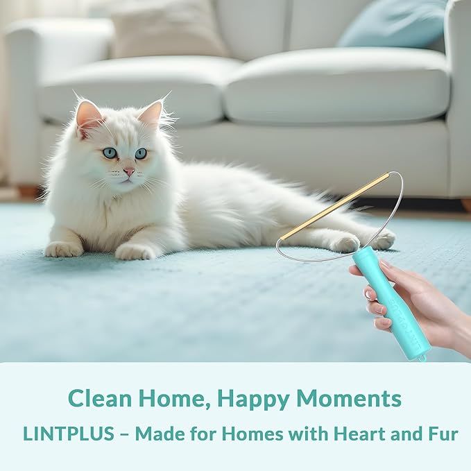 LINTPLUS Pet Hair Remover Carpet x2 & Lint Root Cleaner Pro Pet Hair Remover by LINTPLUS,Special Pet Hair Removal Tool Multi Fabric Edge and Carpet Rake for Couch, Pet Towers and Rugs