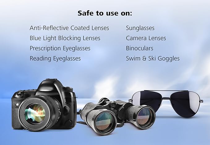ZEISS Lens Care Pack – 2x 8oz Streak-Free Lens Spray and Microfiber Cloths for Eyeglasses and Optics