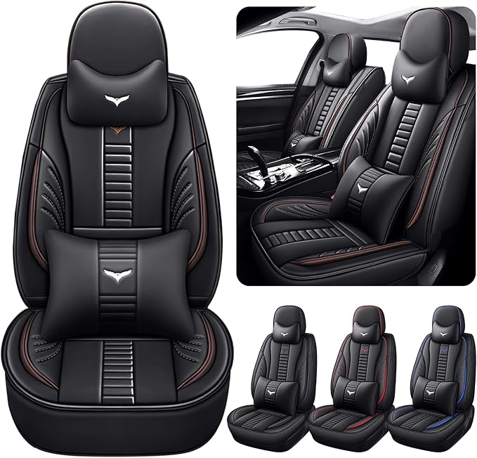 Luxury 2 Seats Car Seat Covers Protectors for Lexus GX 460 2010-2025, Back Storage Bag Design & Headrest Pillow & Lumbar