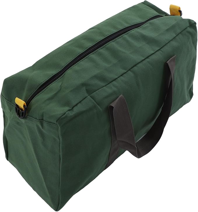 Fdit Hand Tool Storage Bag, Wearable Material Tool Tote Heavy Duty Large Capacity Wide Mouth Portable for Wrenches for E
