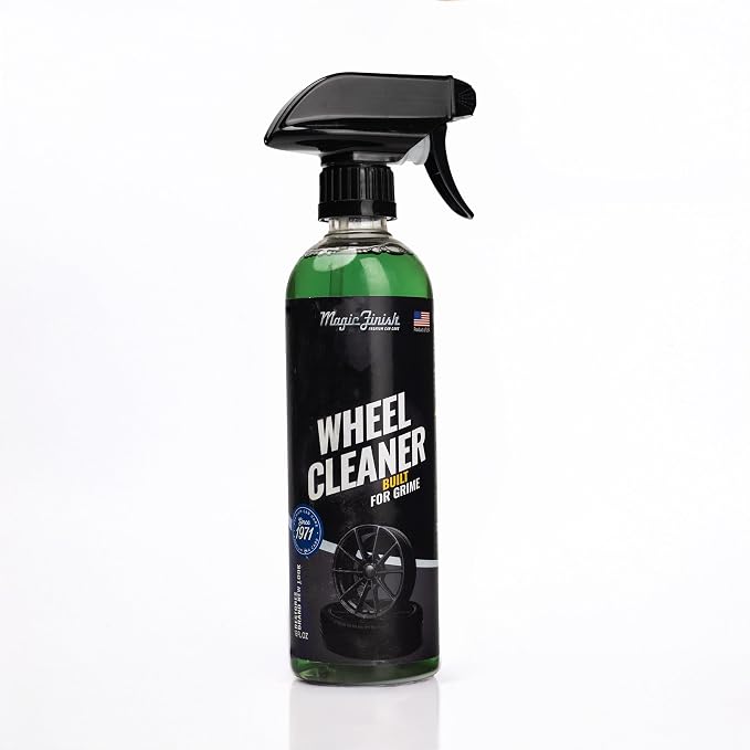 Magic Finish Wheel Cleaner (16 fl oz) – Premium Wheel Cleaner Spray for Brake Dust and Grime with Fast Cling Formula – C