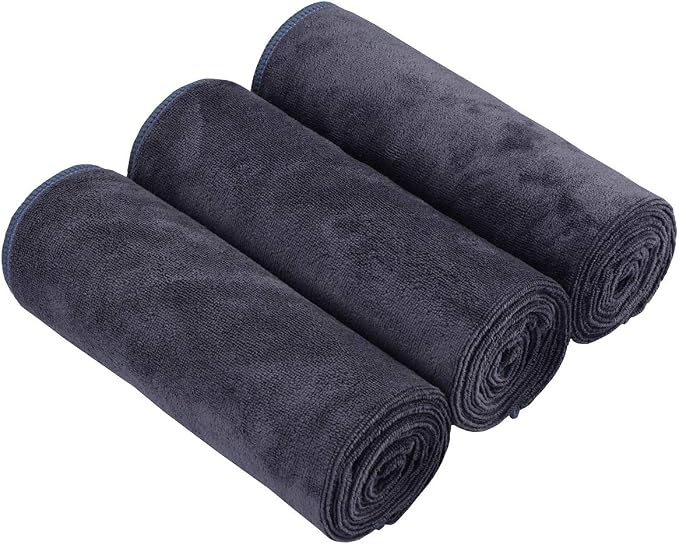 HOPESHINE Gyms Yoga Towels Soft Absorbent & Fast Drying 3-Pack
