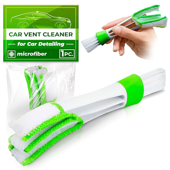 Car Vent Cleaning Brush, Auto AC Vent Duster for Interior Detailing
